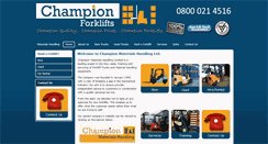 Desktop Screenshot of champion-forklifts.co.uk